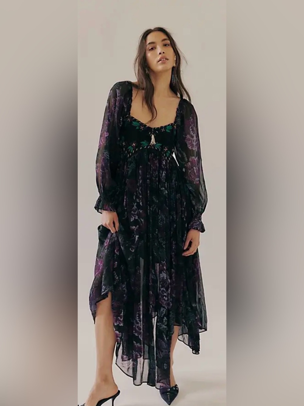 Free People Timeless Tapestry Maxi Dress $350